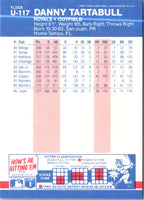 1987 Fleer Update Glossy Danny Tartabull #U-117