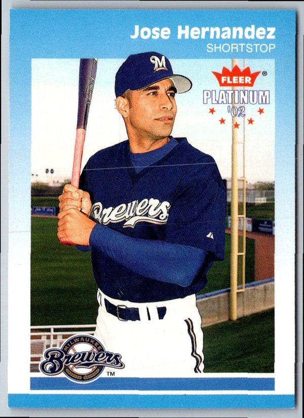 2002 Fleer Platinum Jose Hernandez #130