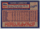 1984 Topps Rafael Landestoy