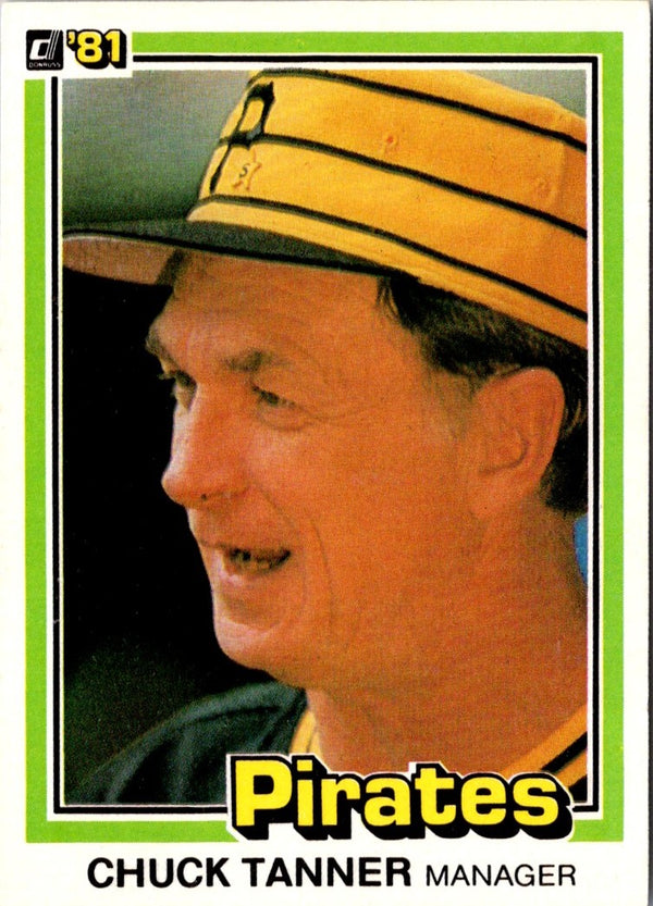 1981 Donruss Chuck Tanner #257