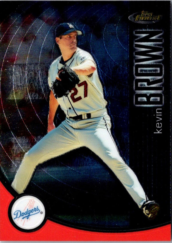 2001 Finest Kevin Brown #95