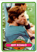 1980 Topps Jeff Komlo #274 Rookie NM-MT