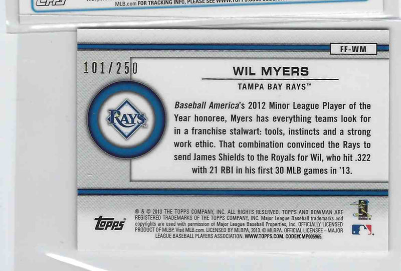 2012 Bowman Chrome Wil Myers