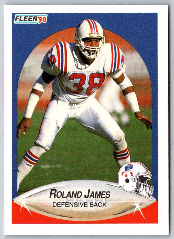 1990 Fleer Roland James #320