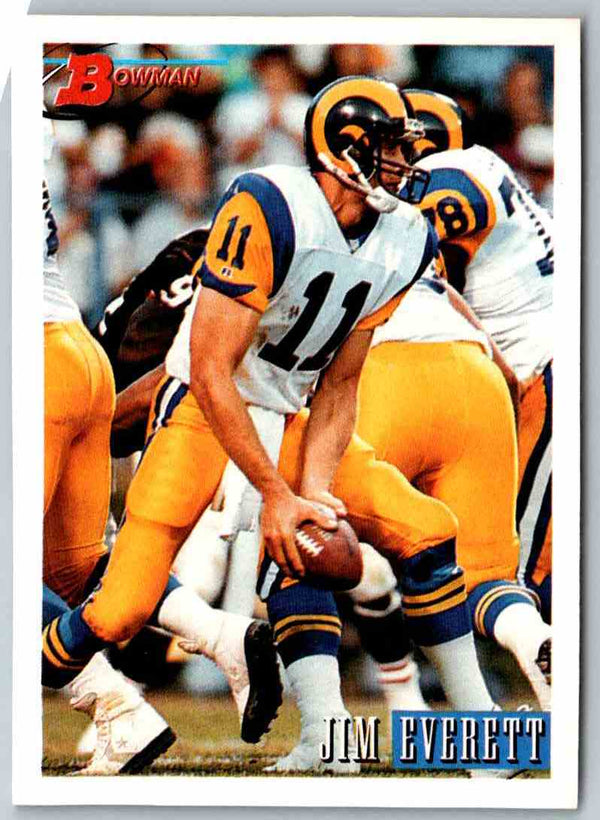 1993 Bowman Football Jim Everett #369