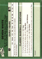1987 Classic Update Yellow/Green Backs Devon White #140