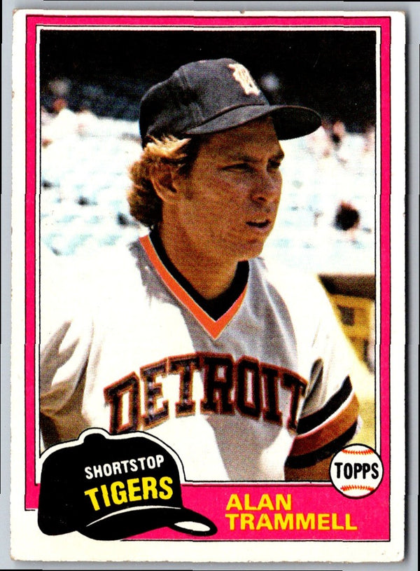 1981 Topps Alan Trammell #709