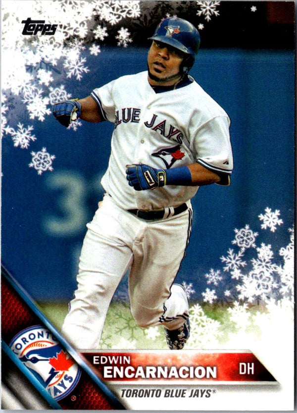 2016 Topps Holiday Baseball Edwin Encarnacion #HMW158