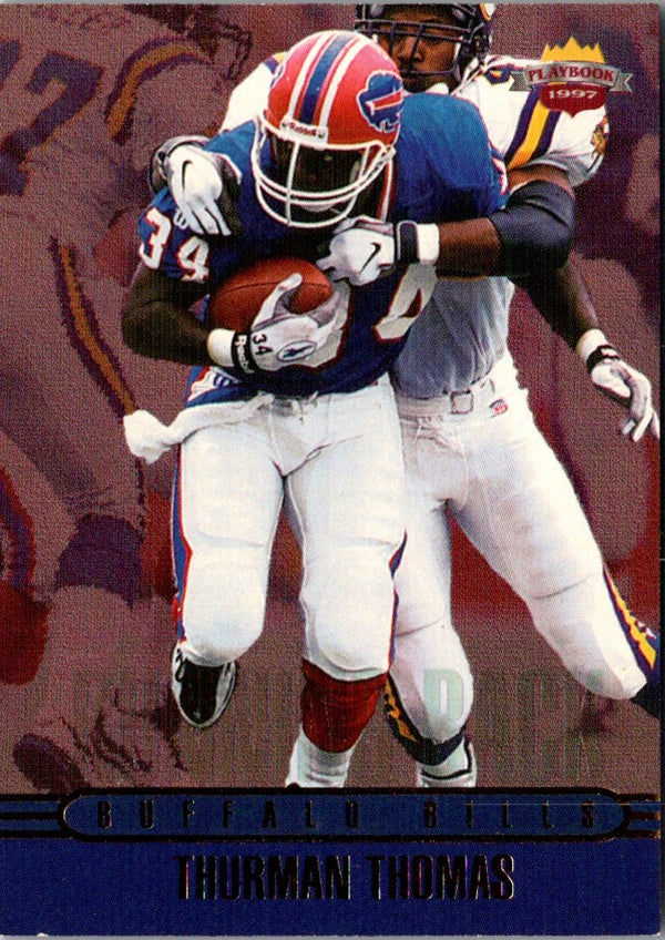 1997 Score Board Playbook Thurman Thomas #34