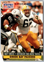 1992 Pro Set Power Matt Brock #62