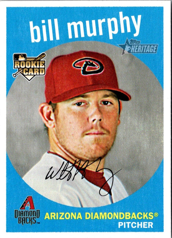 2008 Topps Heritage Bill Murphy #297 Rookie