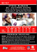 2007 Bowman Chrome Steve McNair