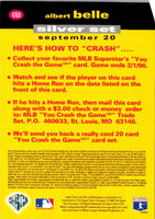 1995 Collector's Choice You Crash the Game Albert Belle #CG2B