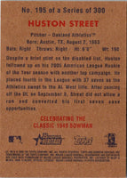 2006 Bowman Heritage Huston Street #195