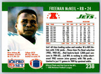 1990 Pro Set Freeman McNeil #238