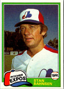 1981 Topps Stan Bahnsen
