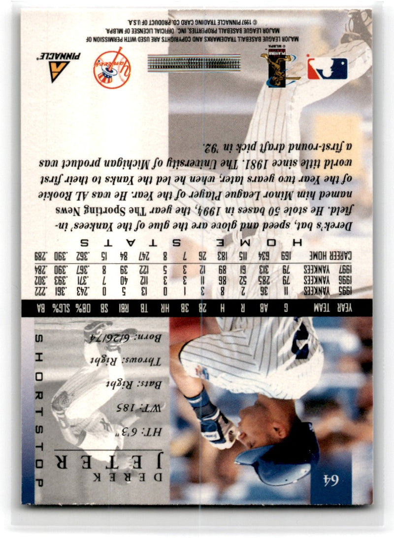 1998 Pinnacle Derek Jeter