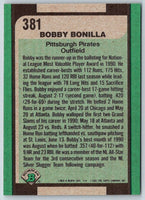 1991 Bowman Bobby Bonilla #381