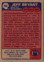 1985 Topps Jeff Bryant #382 Rookie