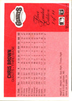 1986 Fleer Limited Edition Chris Brown #8