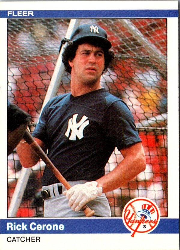 1984 Fleer Rick Cerone #121