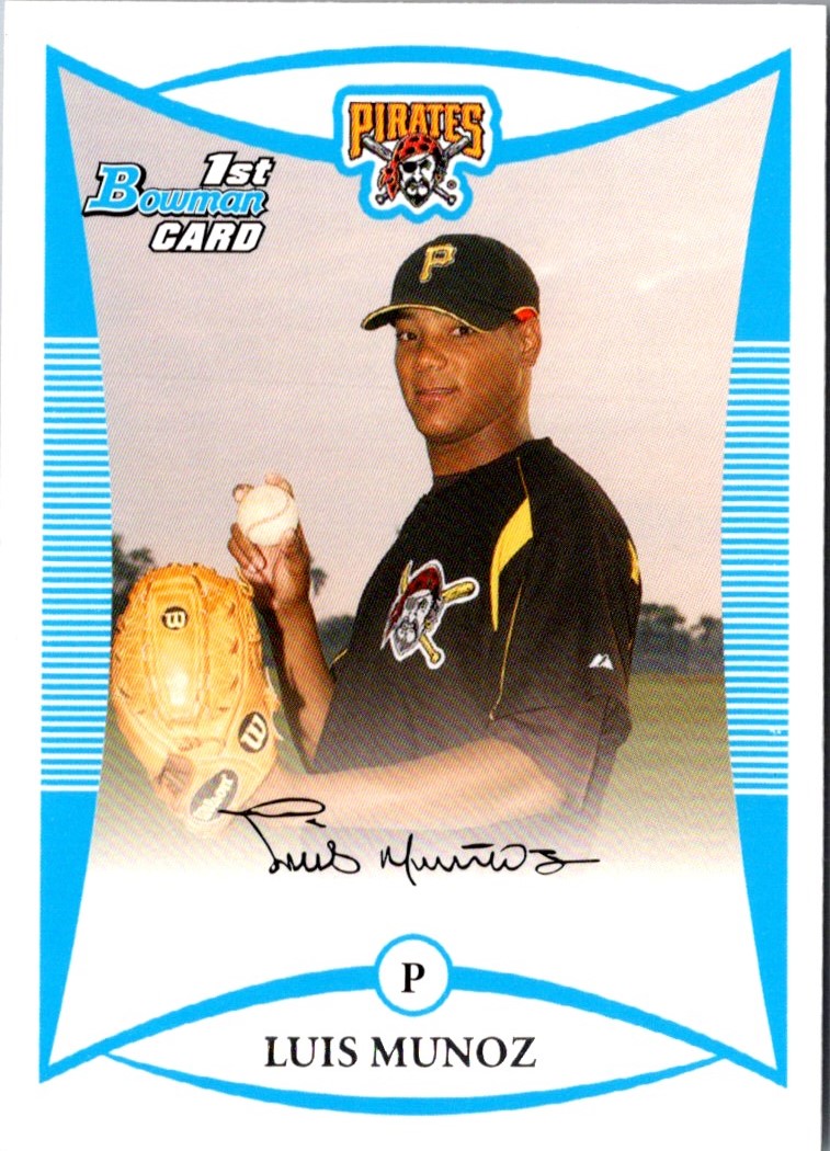 2008 Bowman Prospects Luis Munoz