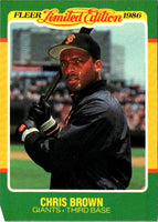 1986 Fleer Limited Edition Chris Brown #8
