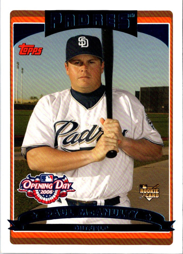 2006 Topps Opening Day Paul McAnulty #163