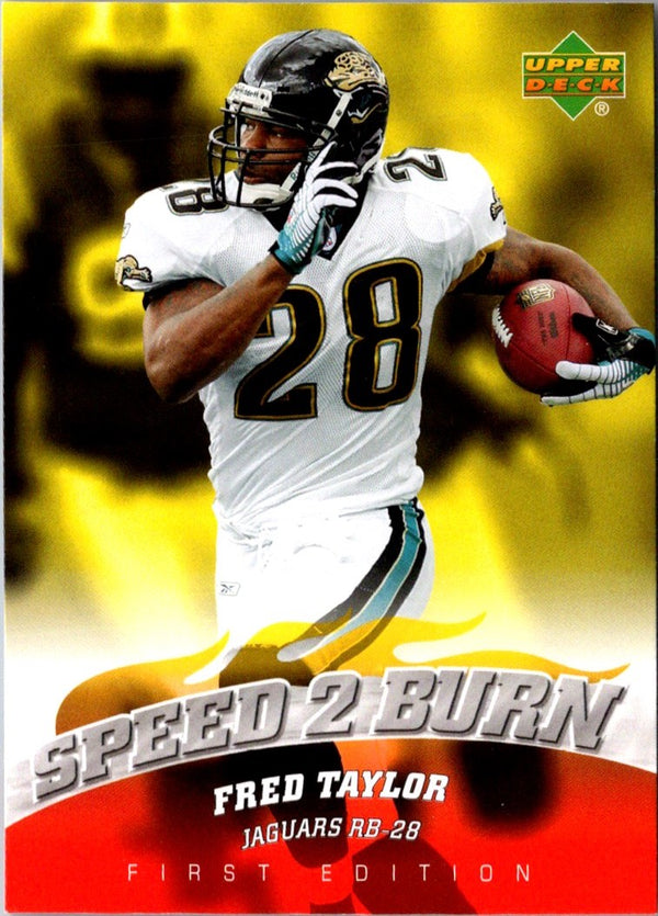 2007 Upper Deck First Edition Speed 2 Burn Fred Taylor #SB-FT