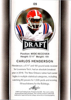 2017 Leaf Draft Carlos Henderson #9
