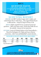 2008 Bowman Prospects Quentin Davis #BP75