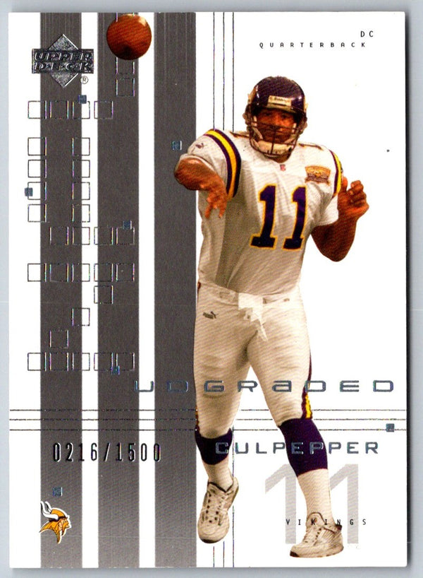2000 UD Graded Daunte Culpepper #44 0216/1500