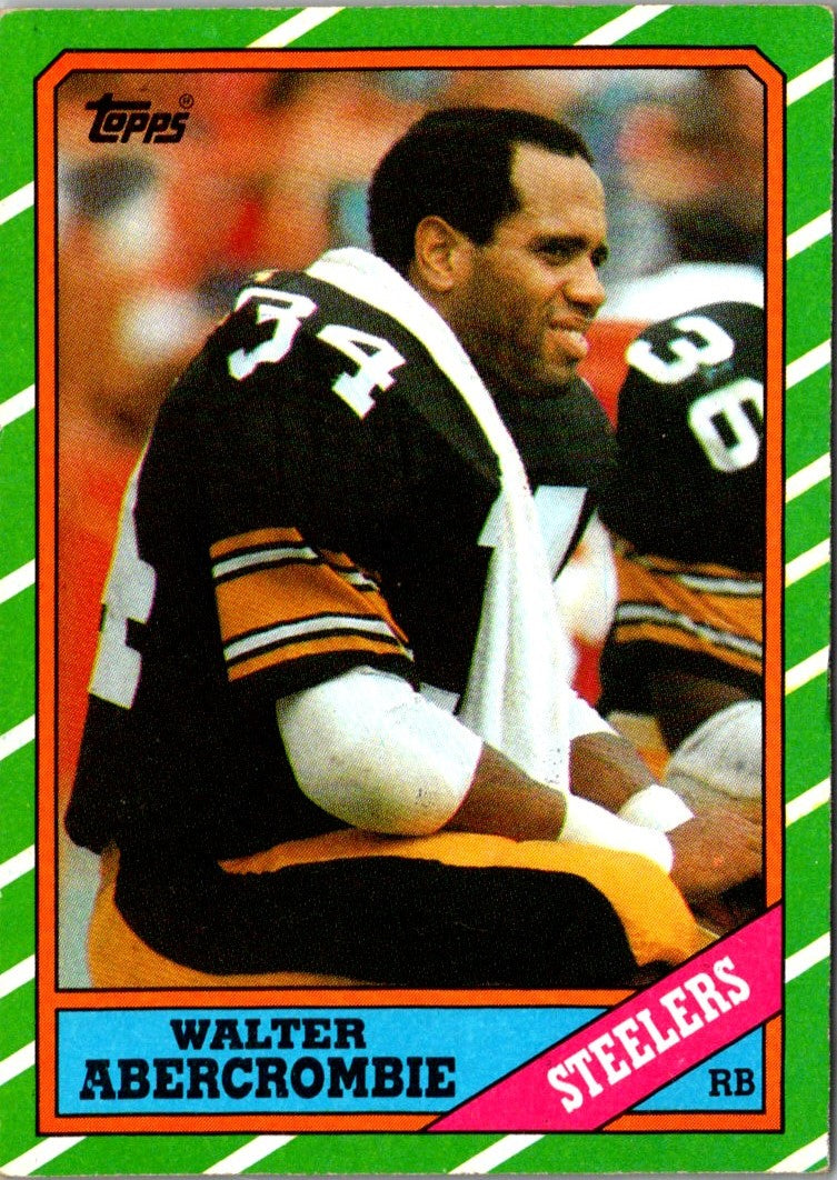 1986 Topps Walter Abercrombie