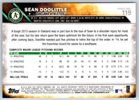 2016 Topps Sean Doolittle #119