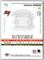 2003 Fleer Authentix Keyshawn Johnson #91
