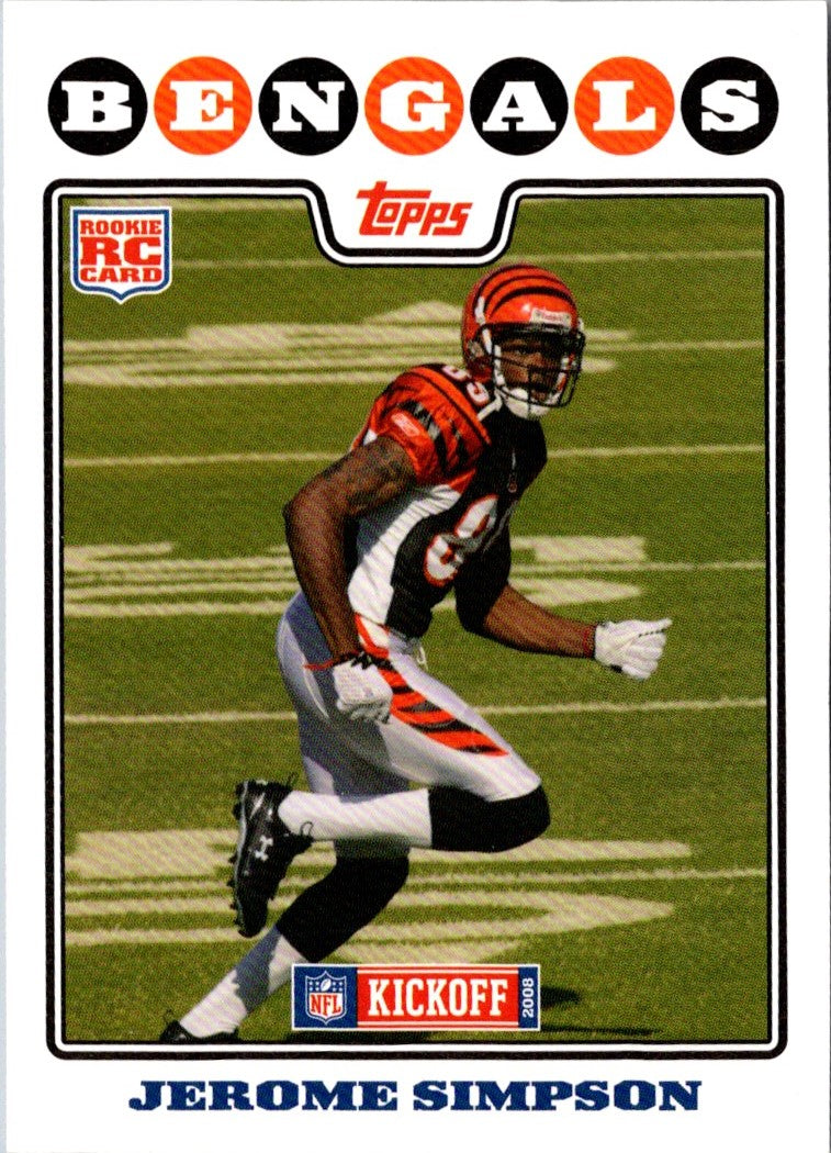 2008 Topps Kickoff Jerome Simpson