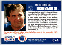 1992 Proset Jay Hilgenberg #394