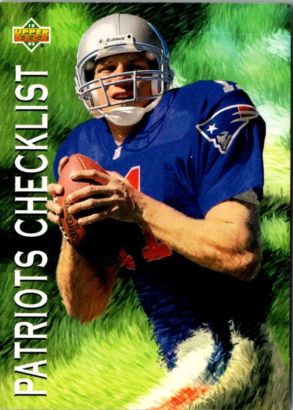 1993 Upper Deck Patriots Checklist #83