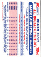 1989 Topps Kmart Dream Team Mark Langston #21
