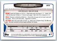 2014 Bowman Jeremy Moore #BP34