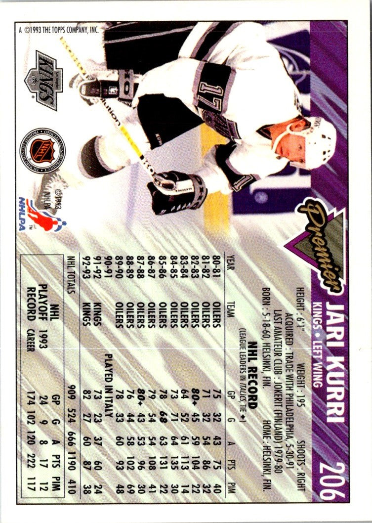 1993 Premier Jari Kurri