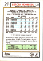 1992 Topps Sergio Momesso #214