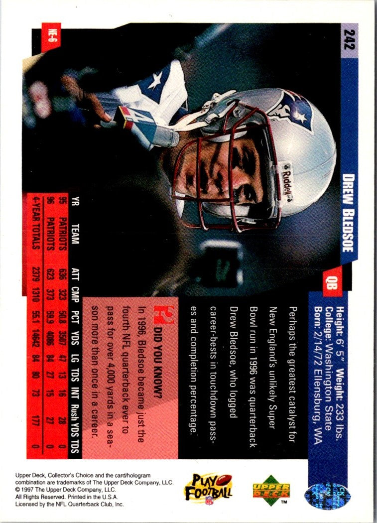 1997 Collector's Choice Drew Bledsoe