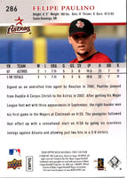 2008 Upper Deck Felipe Paulino #286
