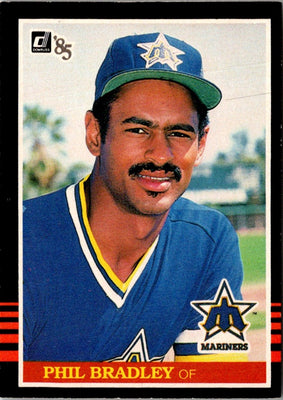 1985 Donruss Phil Bradley #631 Rookie