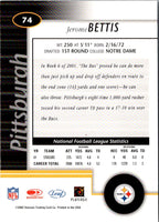 2000 Leaf Certified Jerome Bettis #74