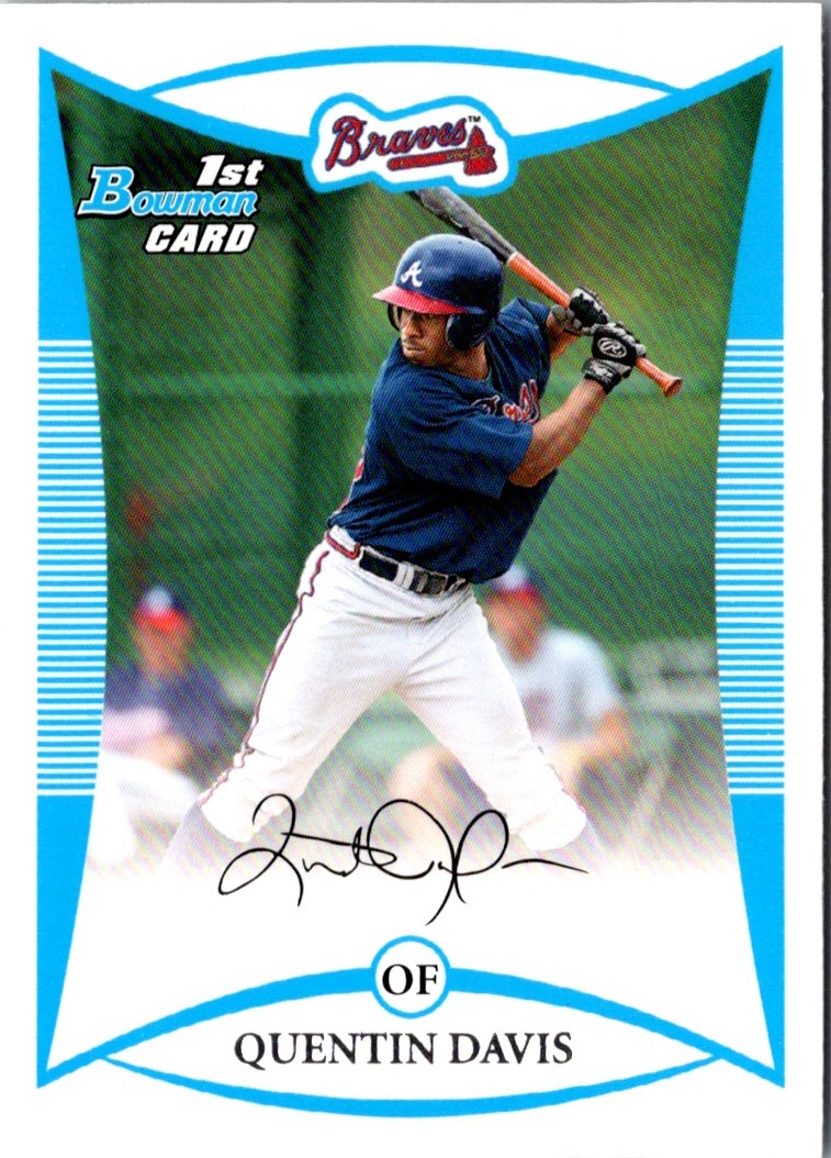 2008 Bowman Prospects Quentin Davis