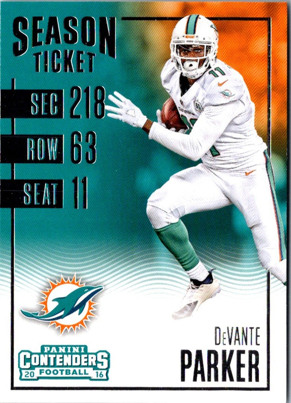 2016 Panini Contenders DeVante Parker #57