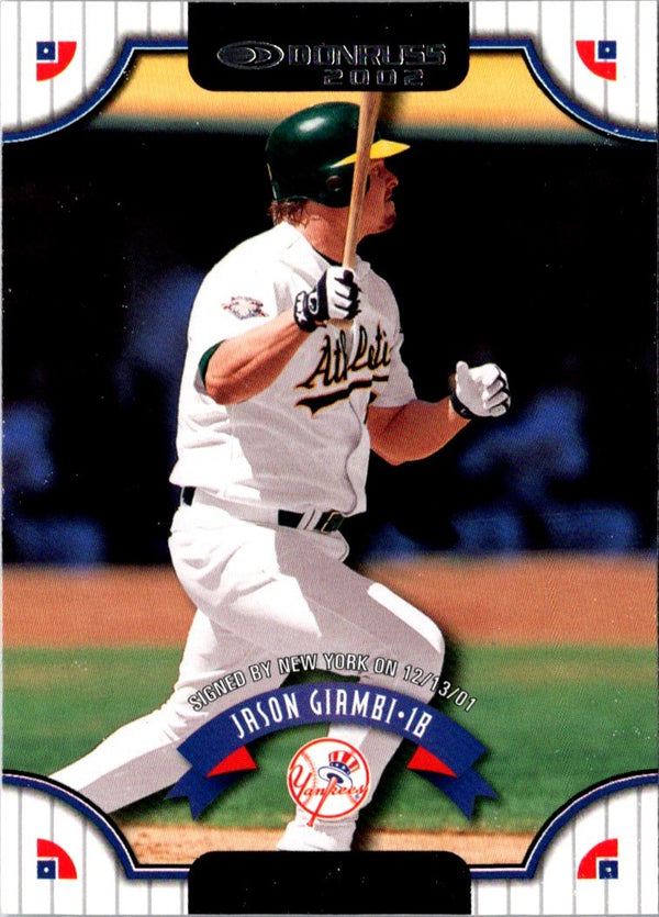 2002 Donruss Jason Giambi #24