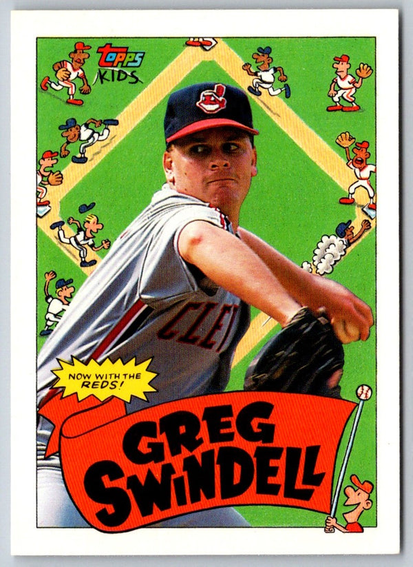 1992 Topps Kids Greg Swindell #72